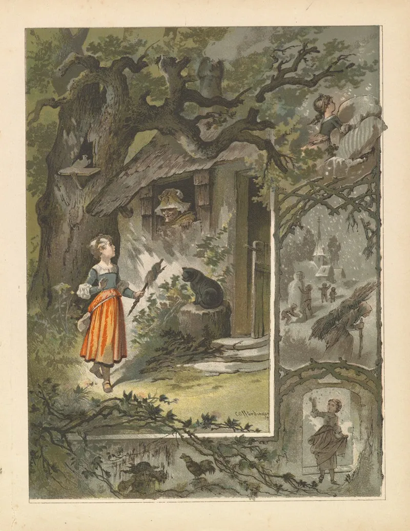 Vrouw Holle by Carl Offterdinger - Canvas Print