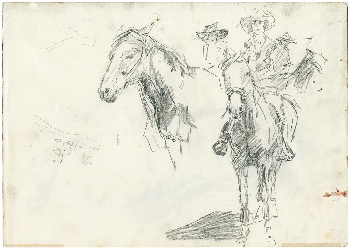 Vrouw Te Paard