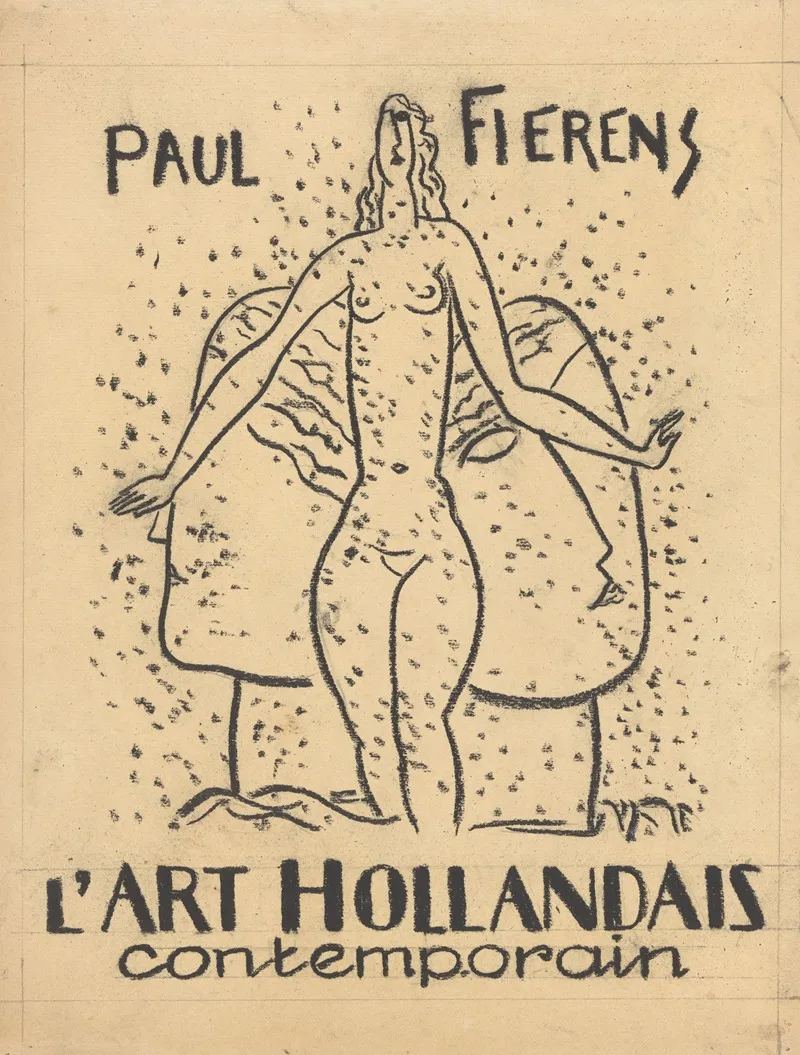 Vrouwelijk Naakt Met Stippen Paul Fierens Lart Hollandais Contemporain by Leo Gestel - Canvas Print