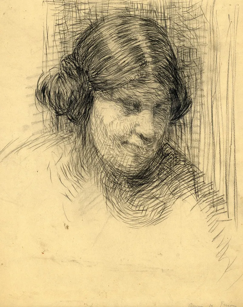 Vrouwenhoofd 3 by Albert Daenens - Canvas Print