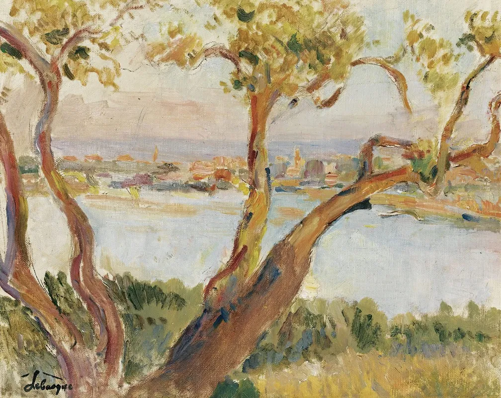 Vue Dantibes by Henri Lebasque - Canvas Print