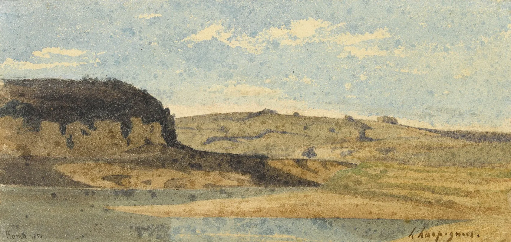Vue De La Campagne Romaine