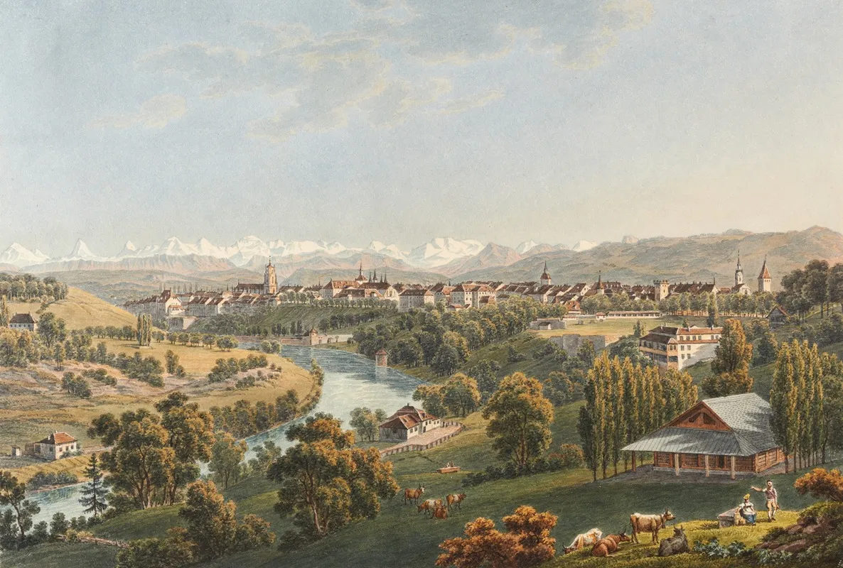 Vue De La Ville De Berne
