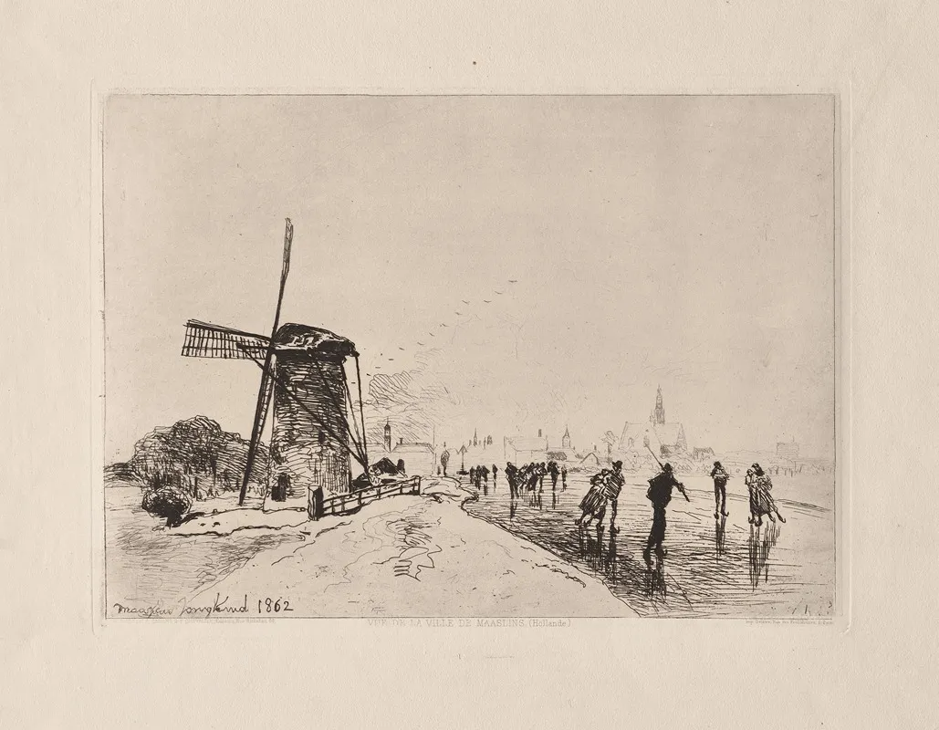 Vue De La Ville De Maaslins