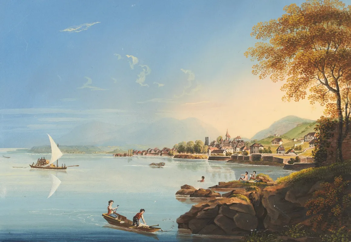 Vue De La Ville De Neuchatel En Suisse 3