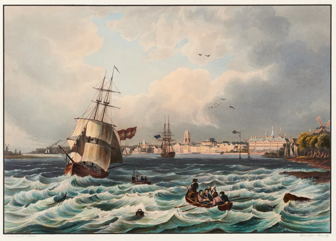Vue De La Ville De Rotterdam