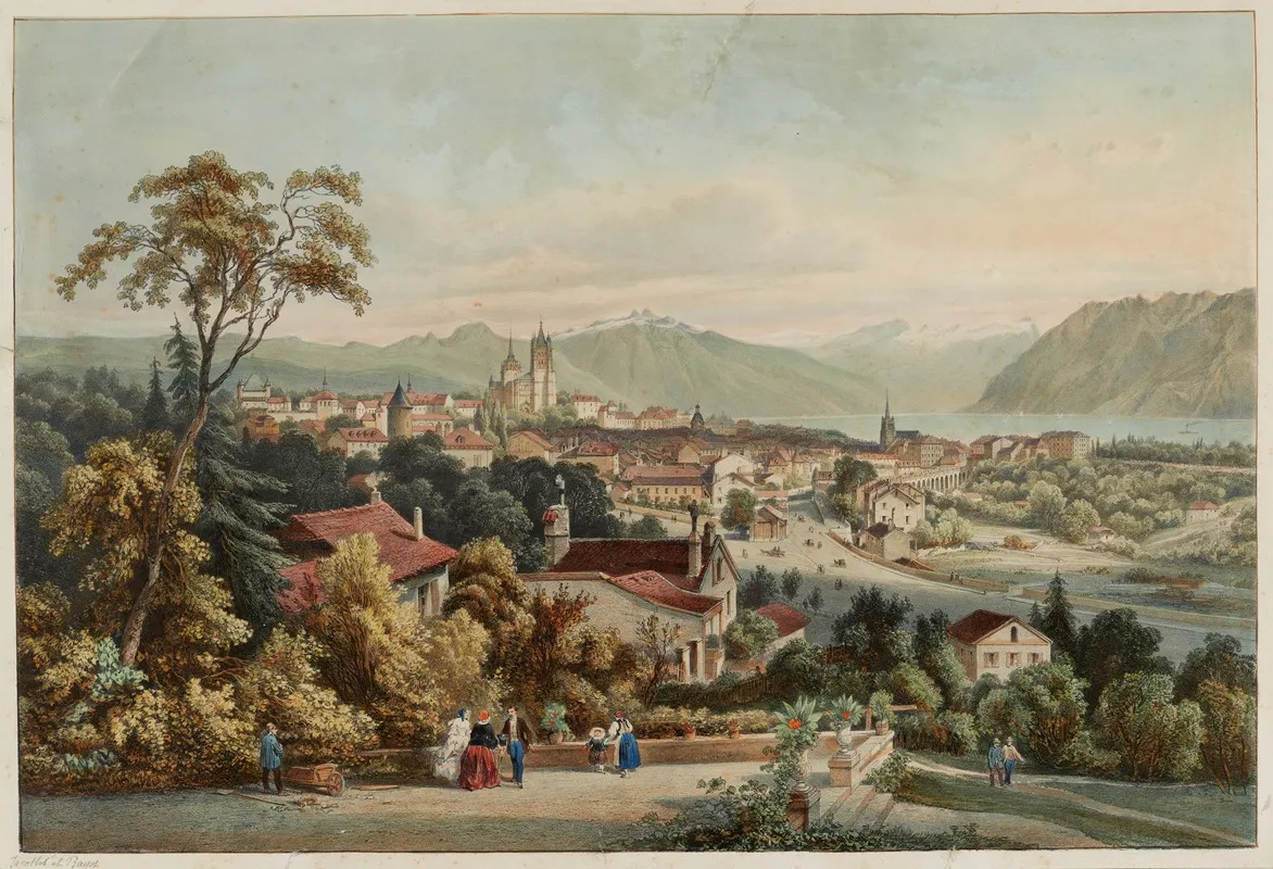 Vue De Lausanne 2