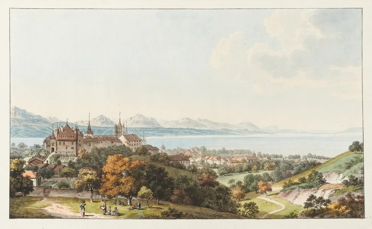 Vue De Lausanne 4
