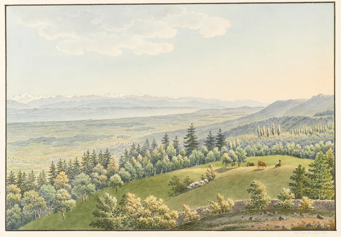 Vue Depuis Le Pavillon Du Champ Du Mont