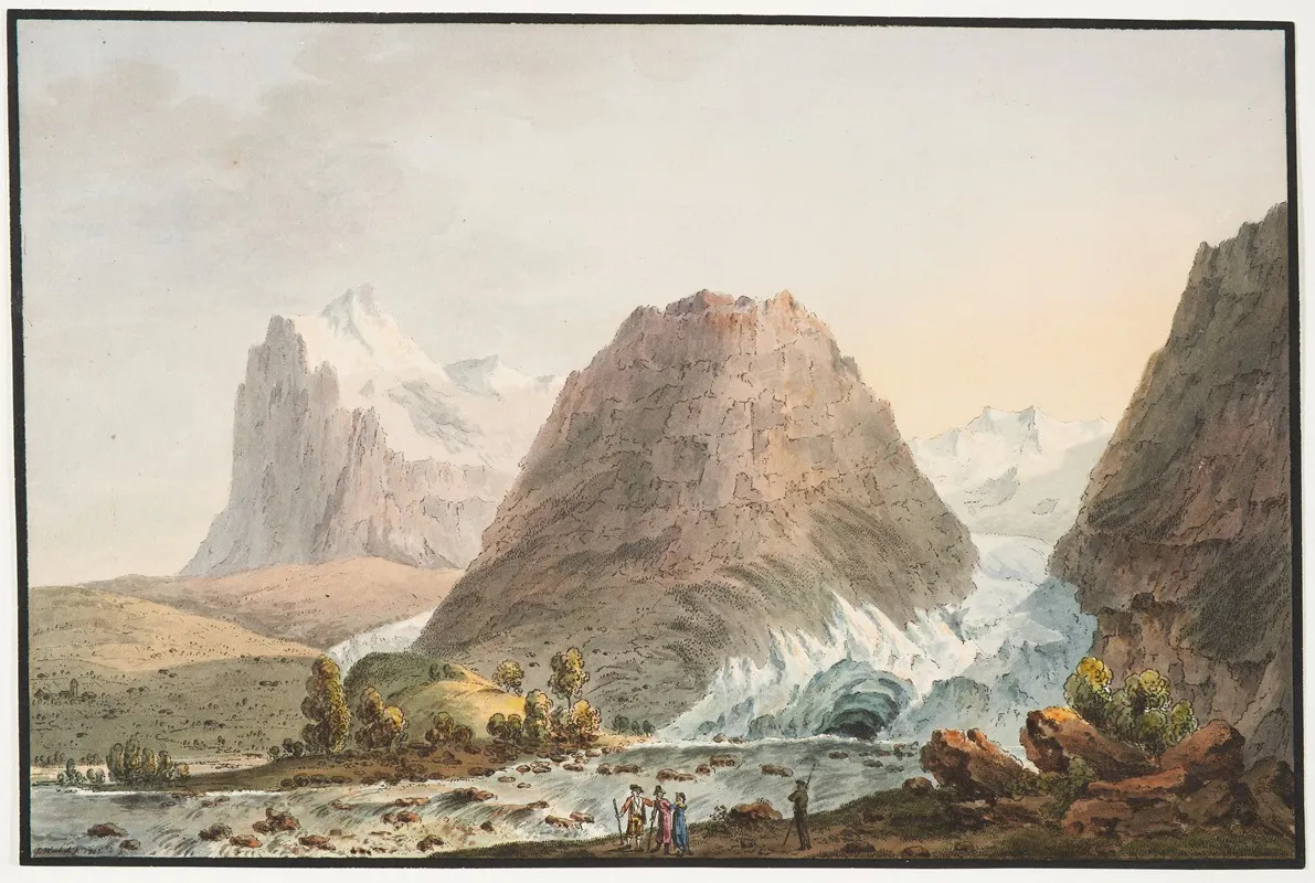 Vue Des Glacieres De Grindelwald