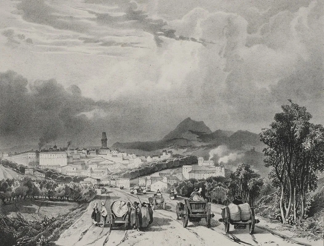 Vue Generale De Riom Auvergne