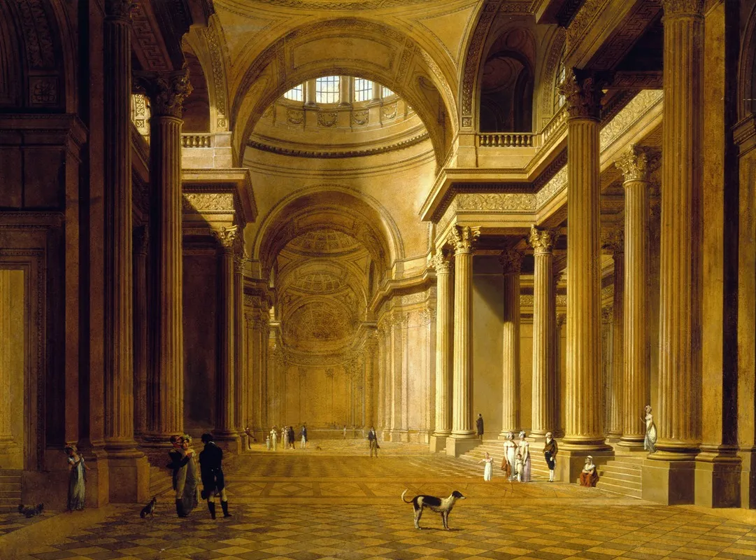 Vue Interieure Du Pantheon