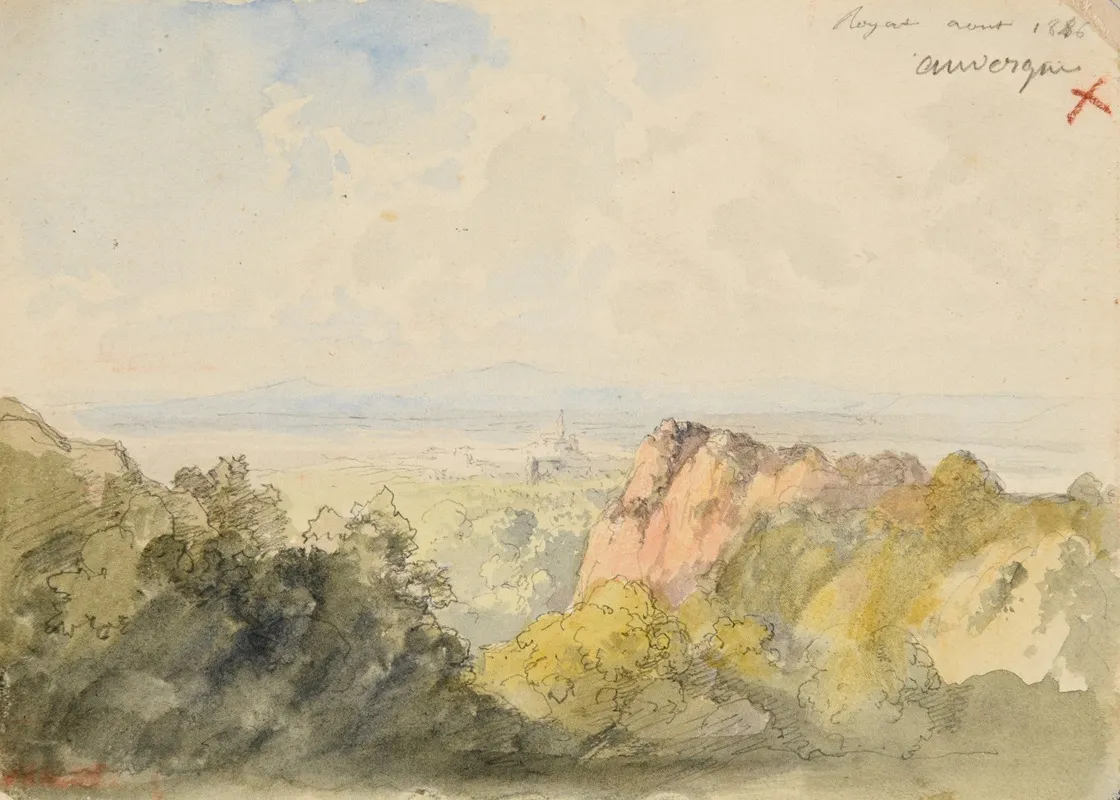 Vue Panoramique Sur Royat