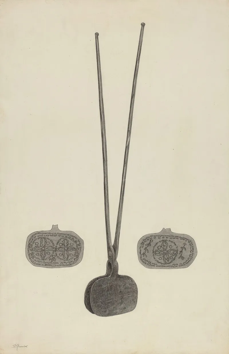 Wafer Iron by Benjamin Resnick - Canvas Print