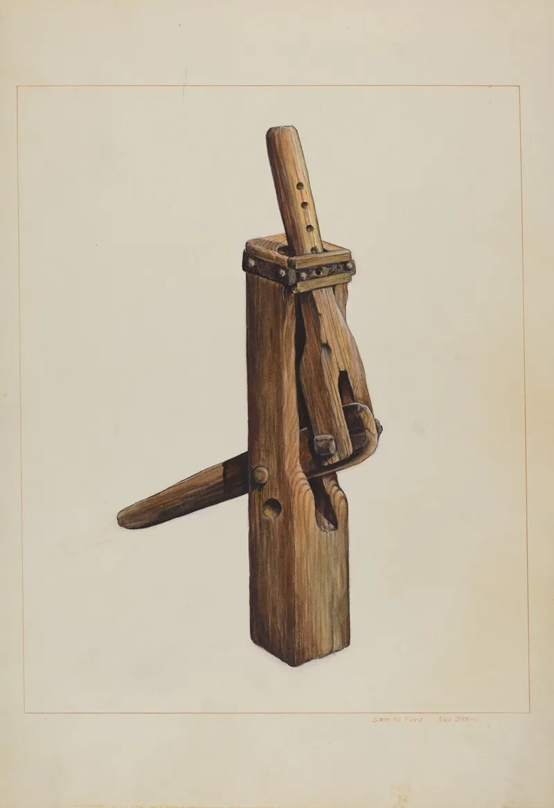 Wagon Jack 3 by Samuel W. Ford - Canvas Print