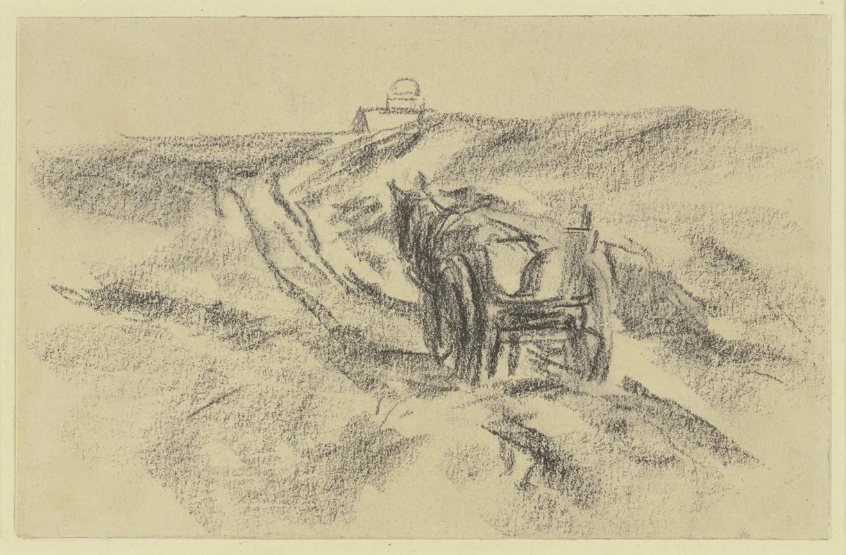 Wain In The Dunes by Max Liebermann - Canvas Print