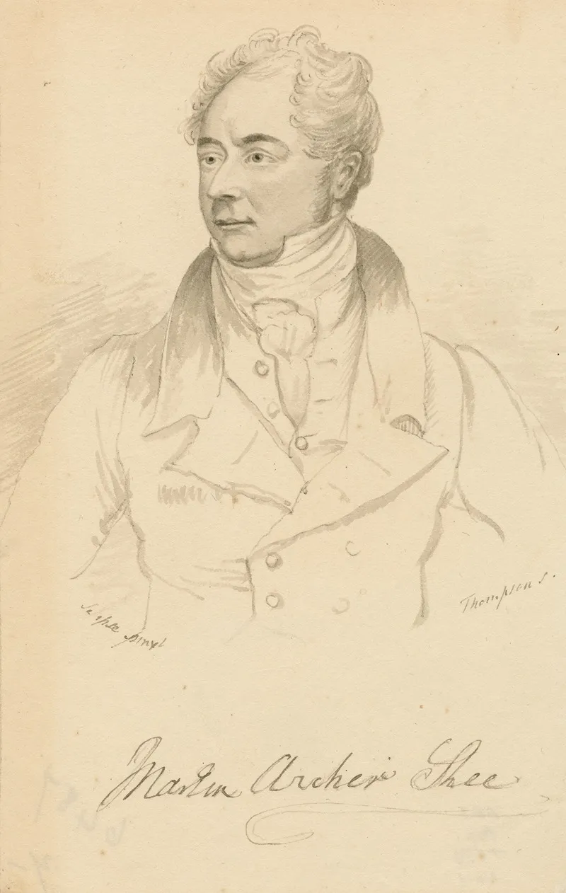 Waist Length Portrait Of Martin Archer Shee