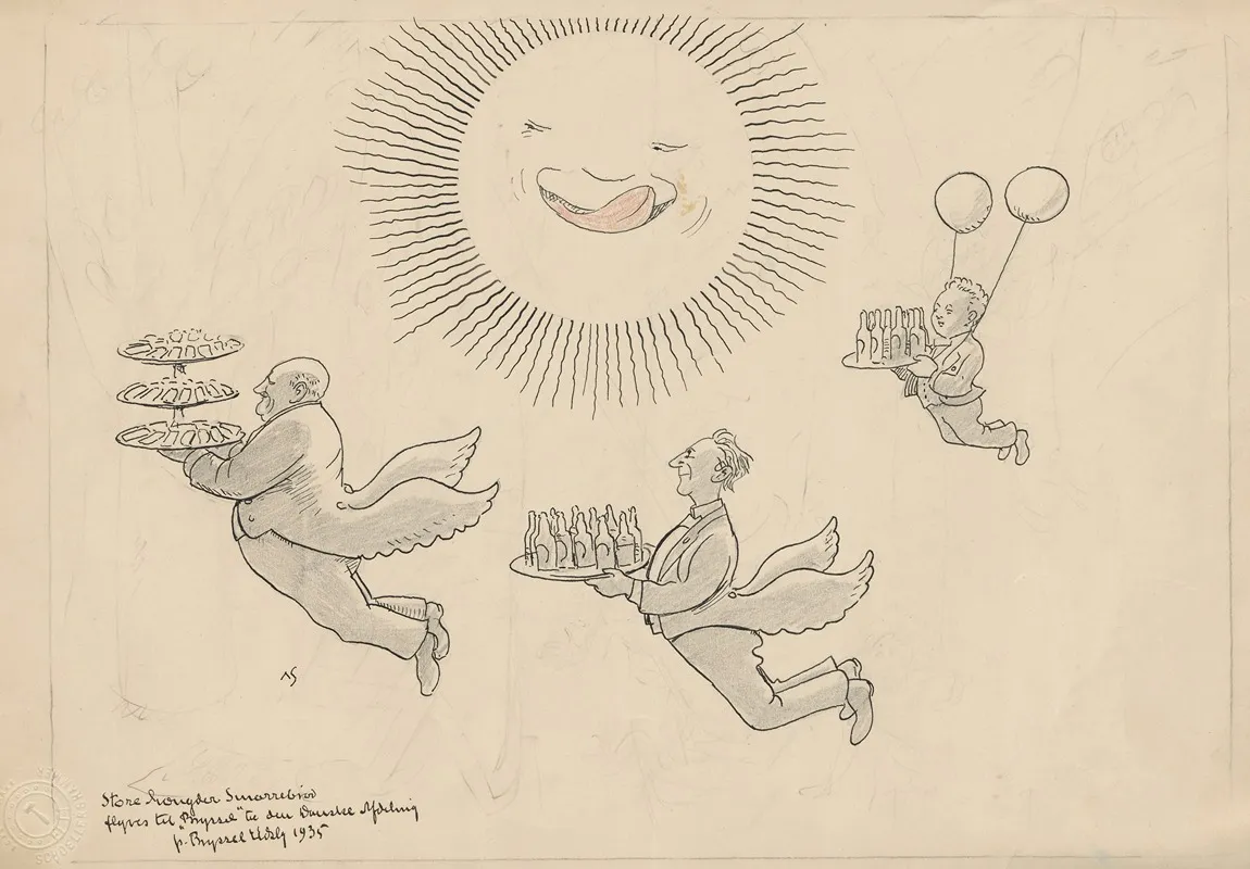 Waiters Fly Around With Beer And Sandwiches The Sun Licks Its Lips Hungrily