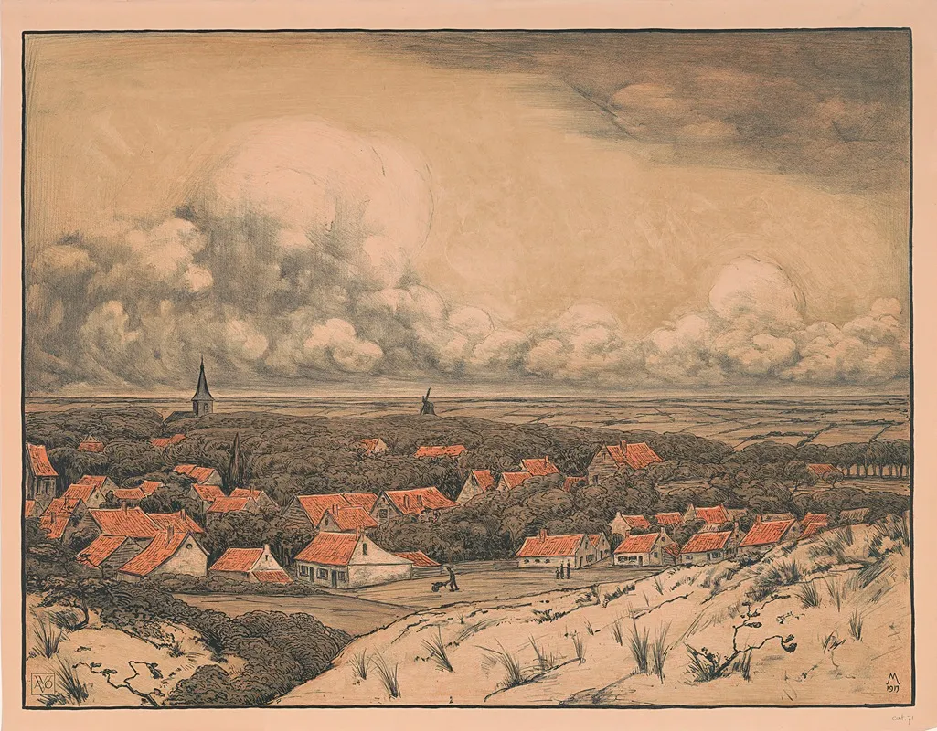 Walcheren by Simon Moulijn - Canvas Print