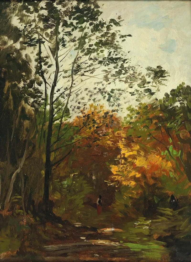 Wald 2 by Ludwig Willroider - Canvas Print