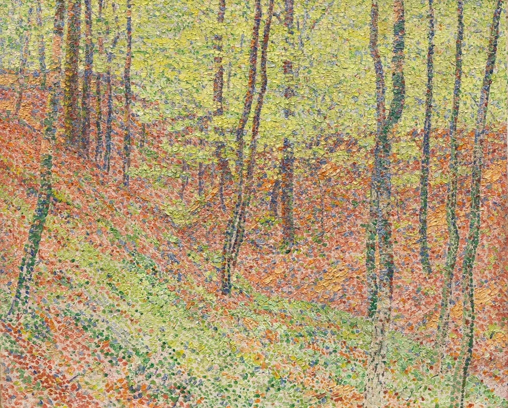 Wald 4 by Christian Rohlfs - Canvas Print