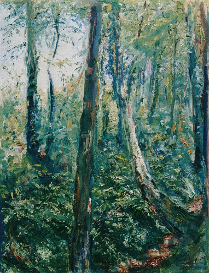 Waldweg by Max Slevogt - Canvas Print