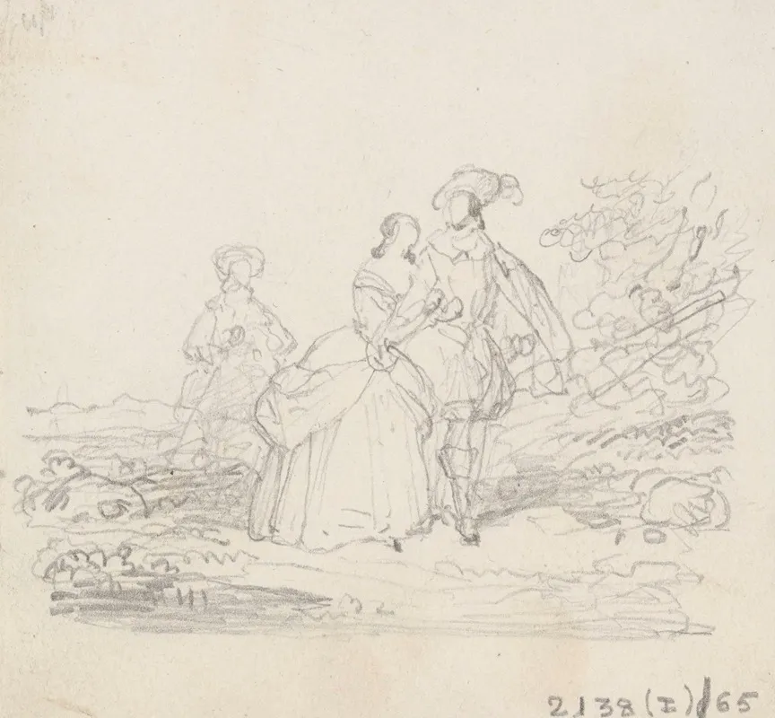 Walk 2 by Nicaise De Keyser - Canvas Print