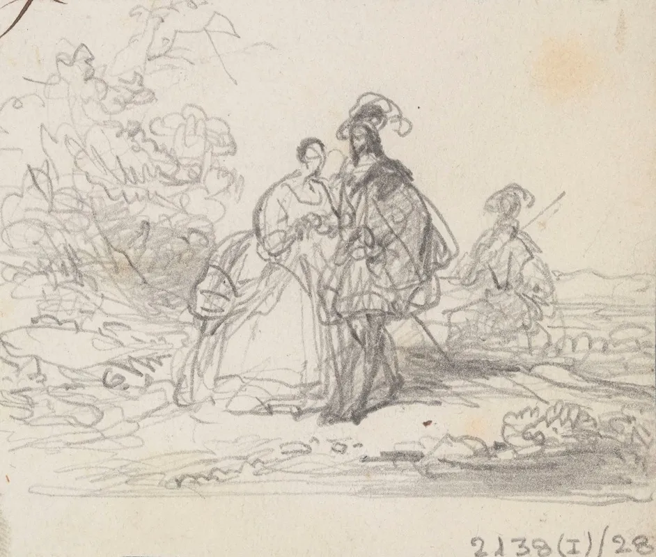 Walk 3 by Nicaise De Keyser - Canvas Print