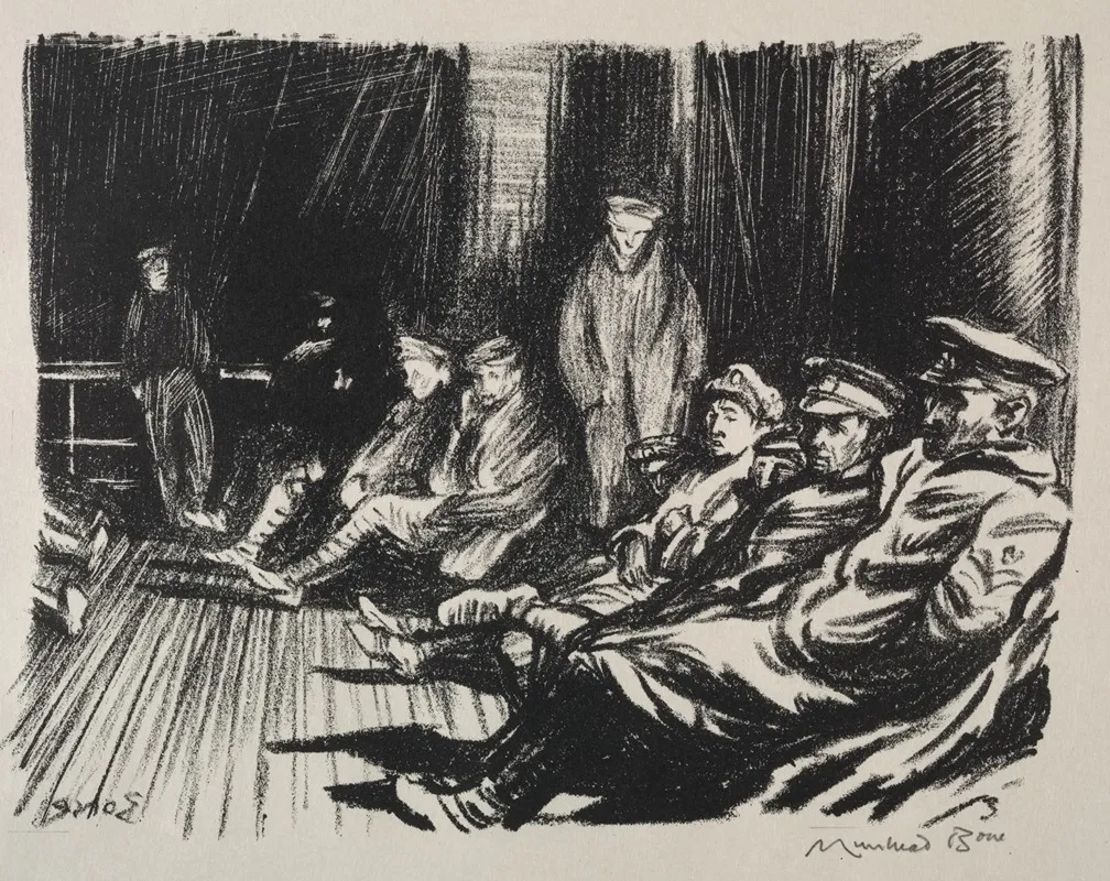 Walking Wounded On A Hospital Ship