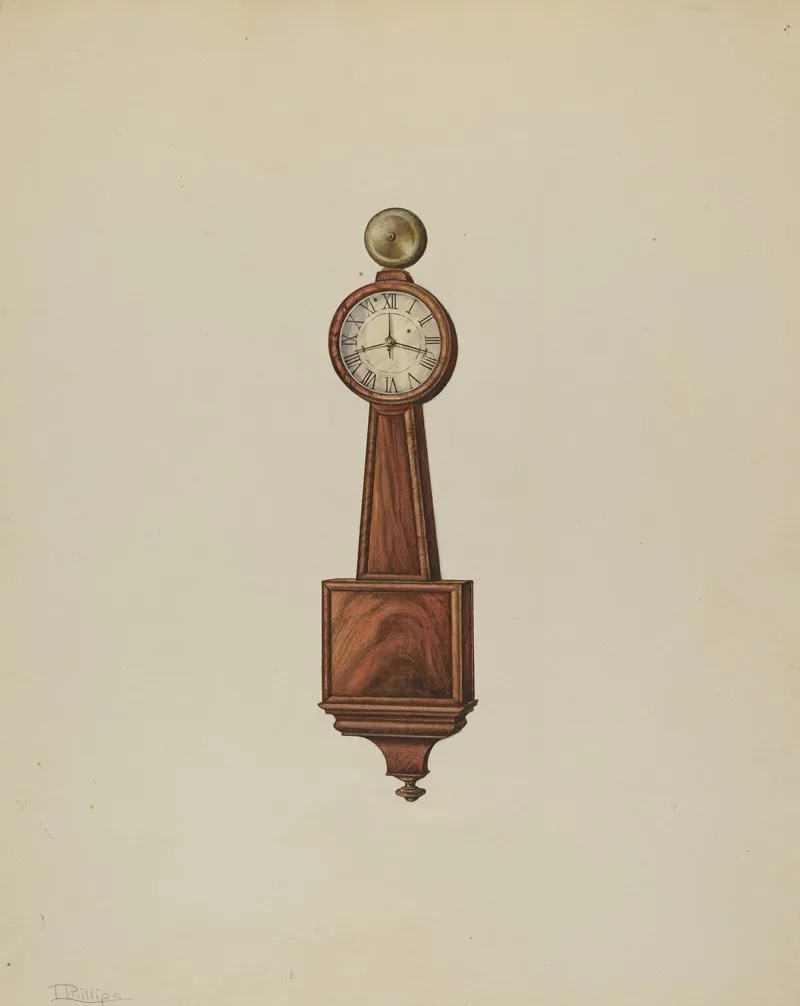 Wall Clock 6 by Lawrence Phillips - Canvas Print