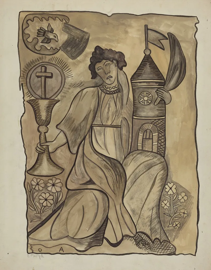 Wall Hanging Of Santa Barbara