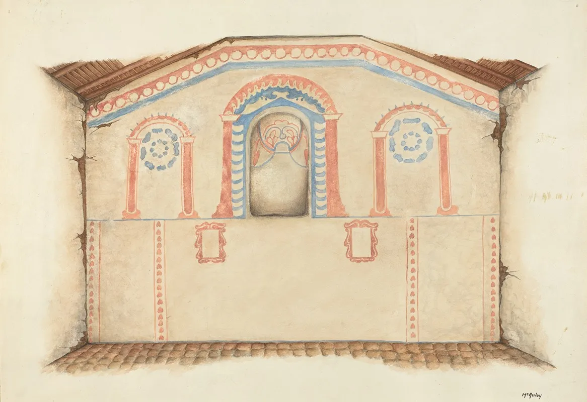 Wall Painting Reredos 2