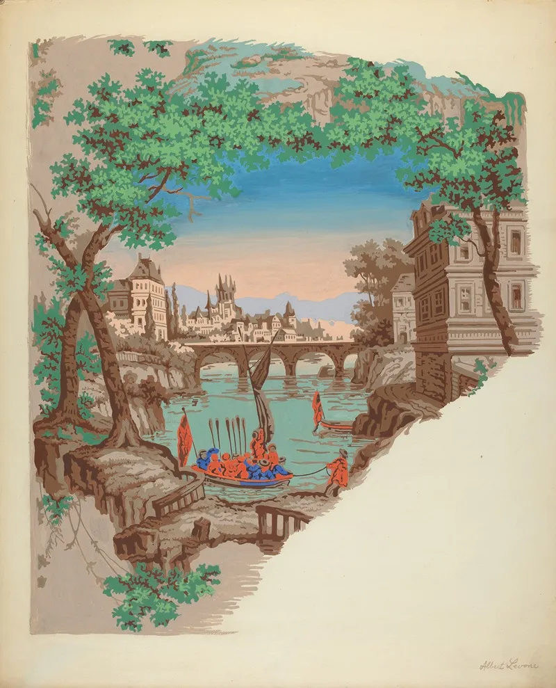 Wall Paper by Albert Levone - Canvas Print
