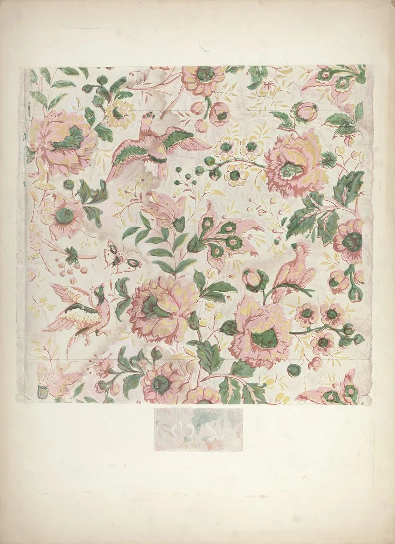 Wallpaper 6 by American 20th Century - Canvas Print