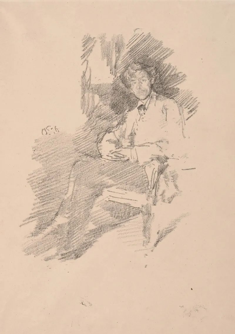 Walter Sickert by James Abbott McNeill Whistler - Canvas Print