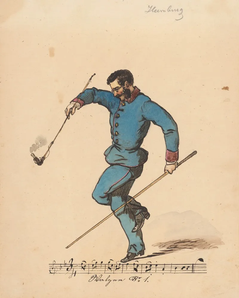 Waltz by Friedrich Carl von Scheidlin - Canvas Print