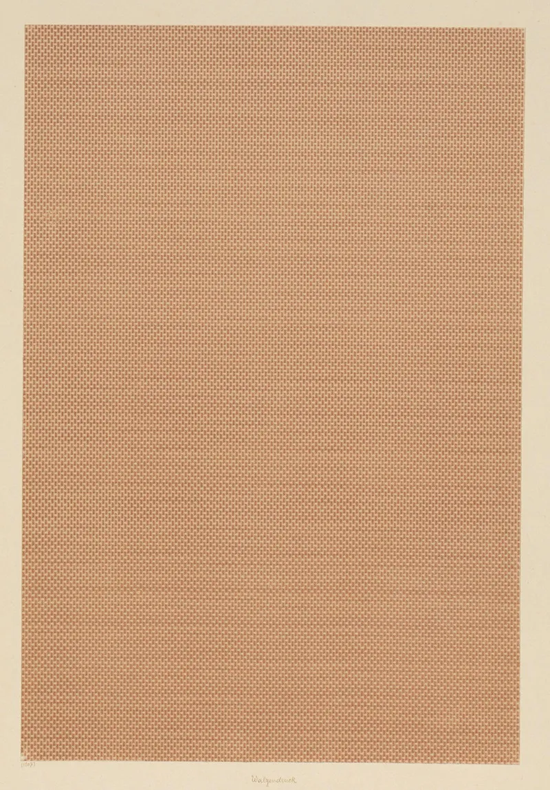 Walzendruckpapier Flechtmuster