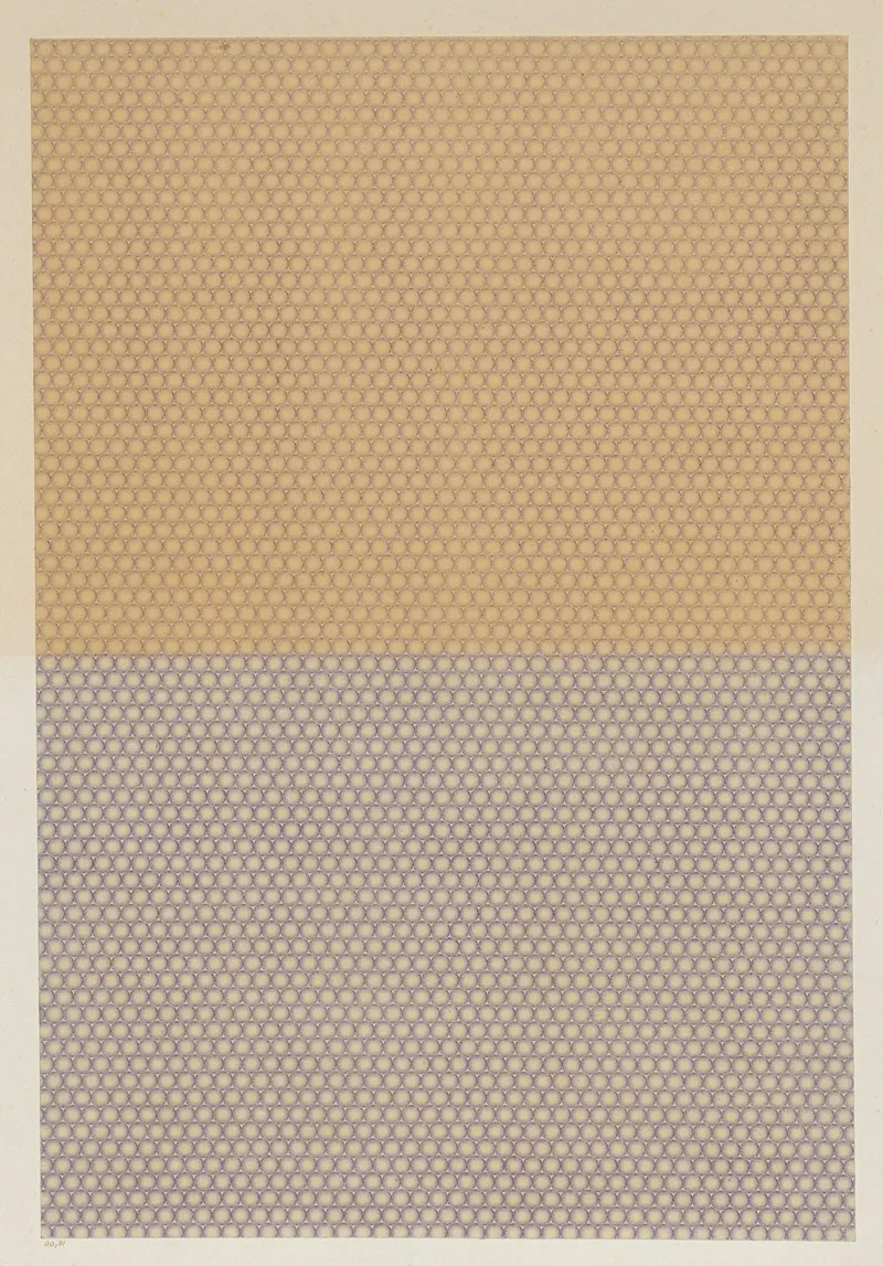 Walzendruckpapier Geometrisches Flachenmuster Nach Alten Mustern 2