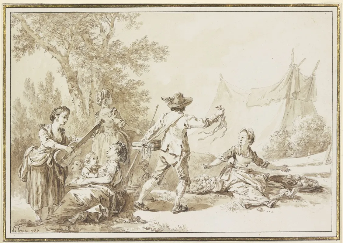 Wandering People In The Open