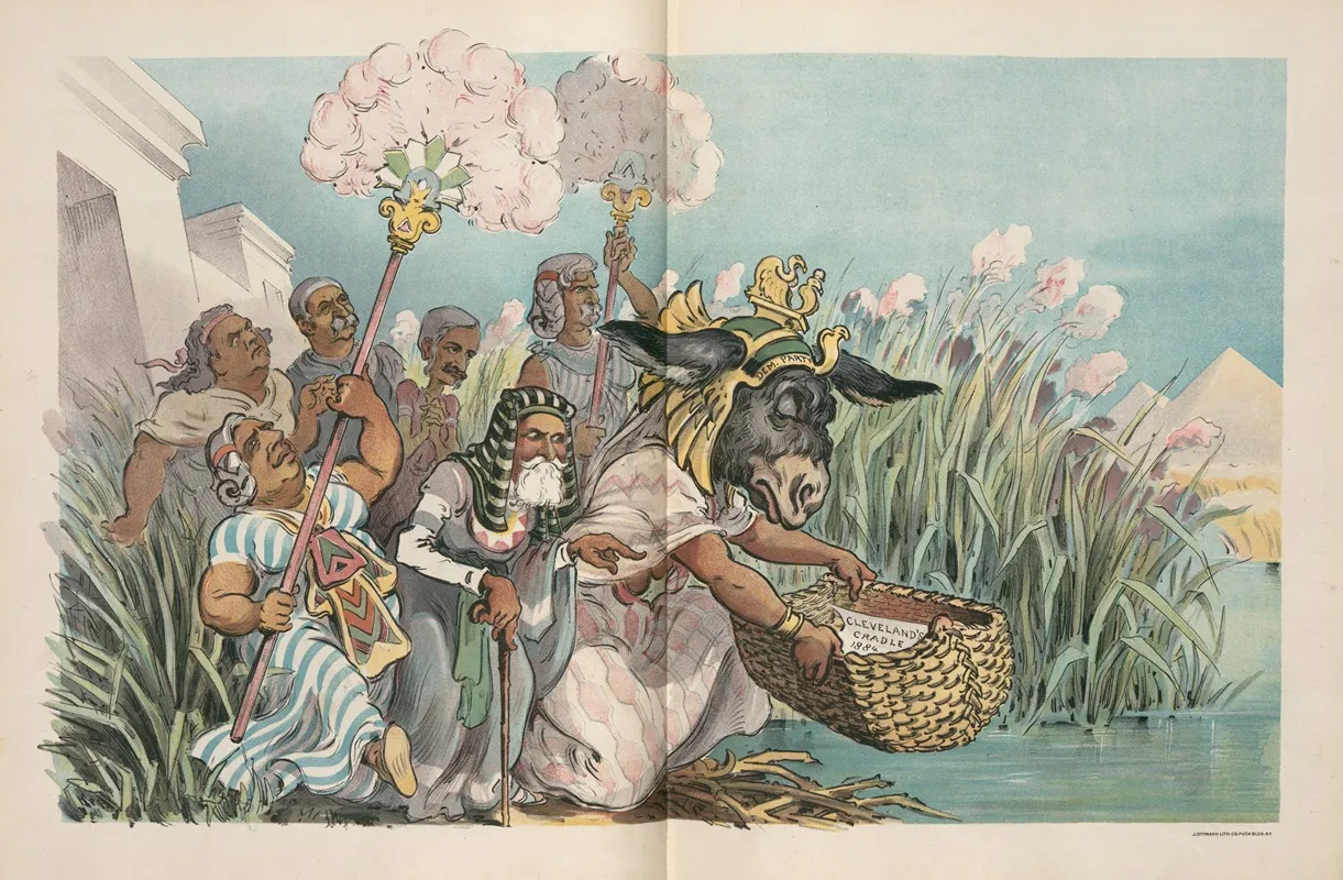 Wanted Another Moses by Udo Keppler - Canvas Print