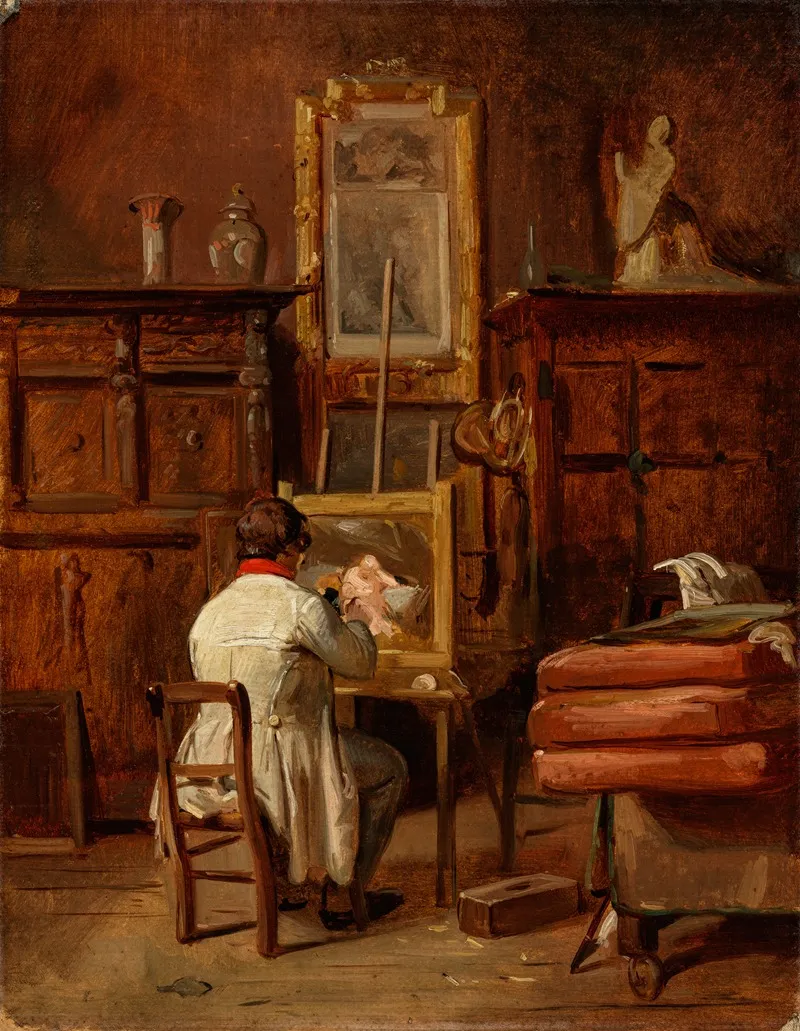 Wappers In Zijn Atelier