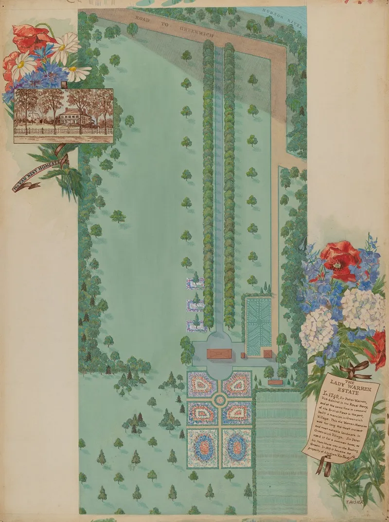 Warren Estate by Tabea Hosier - Canvas Print