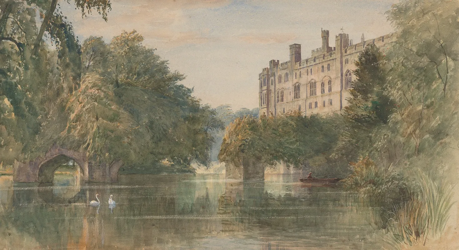 Warwick Castle 5 by Charles Reginald Aston - Canvas Print