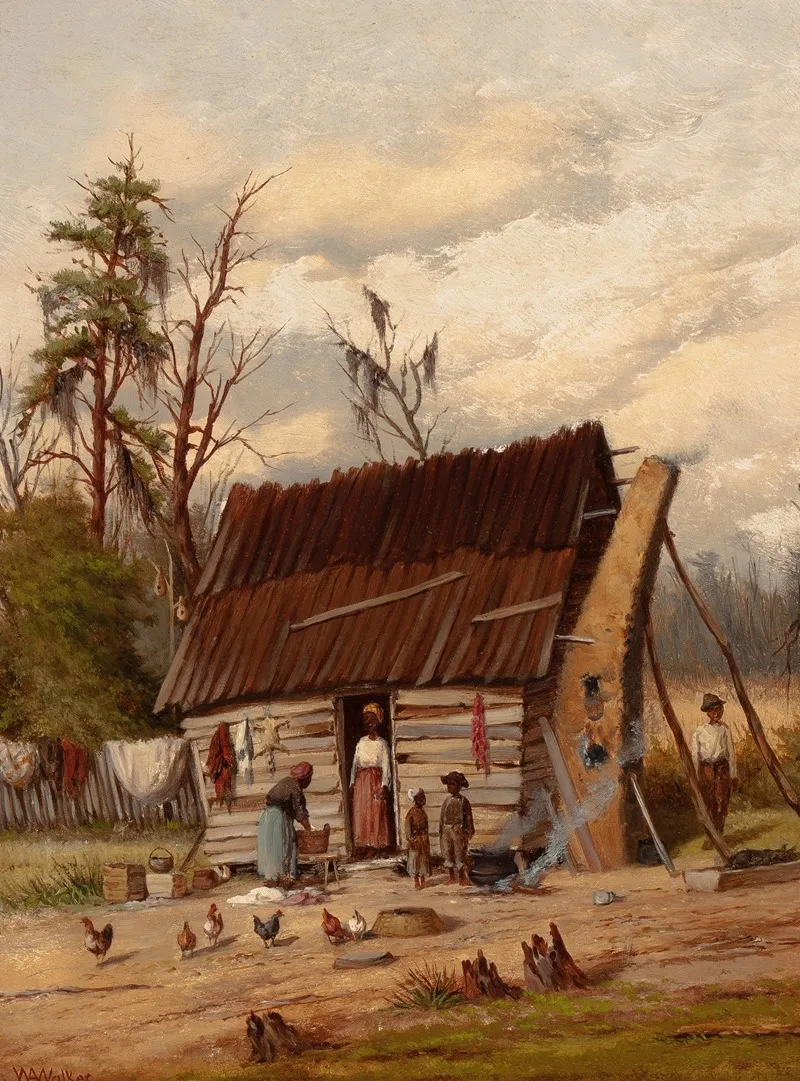 Wash Day by William Aiken Walker - Canvas Print