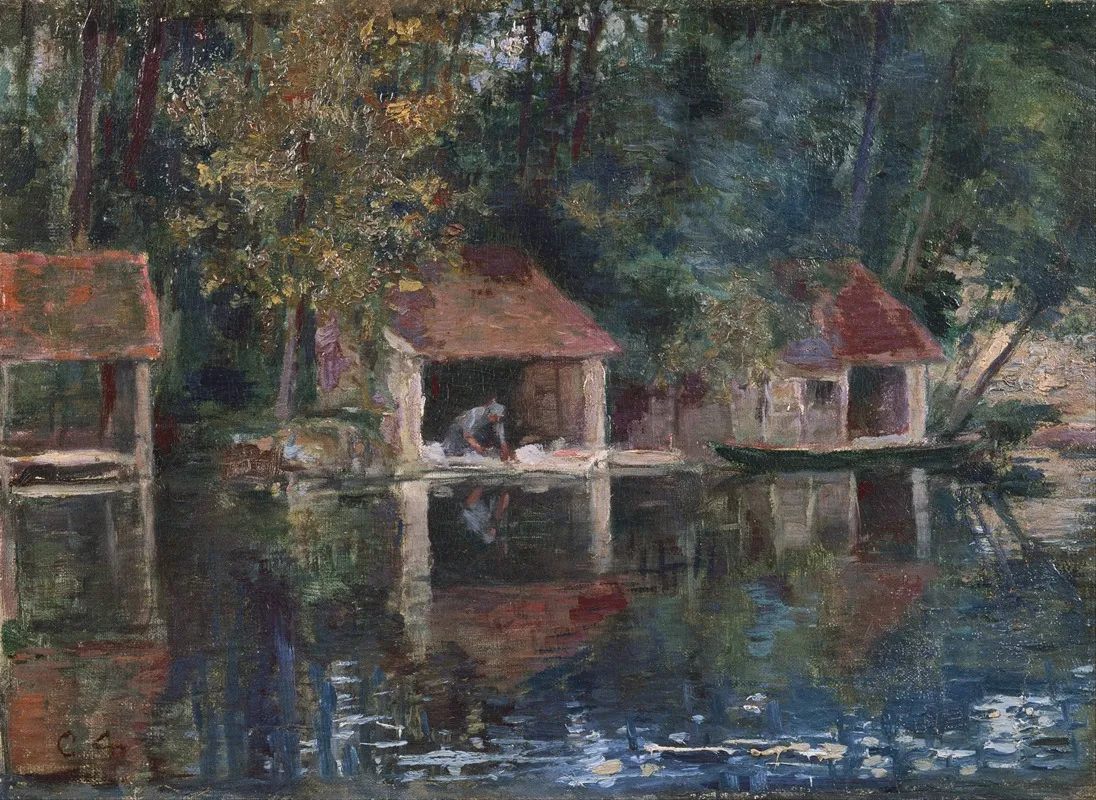 Washing Place In Grez Sur Loing
