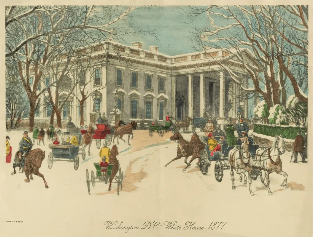 Washington D C White House 1877