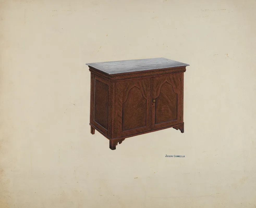 Washstand 4 by Joseph Cannella - Canvas Print