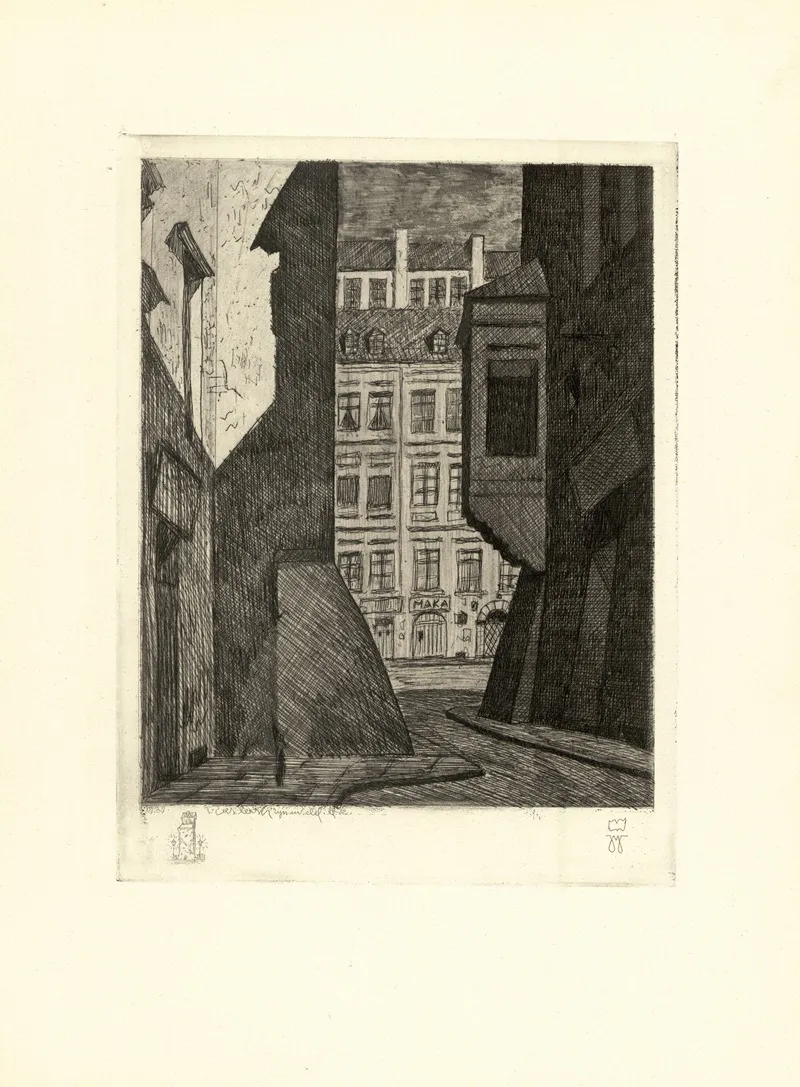 Waski Dunaj by Tadeusz Cieślewski - Canvas Print