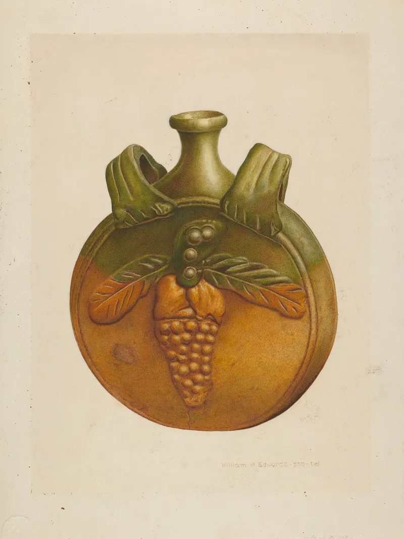 Water Bottle by William H. Edwards - Canvas Print
