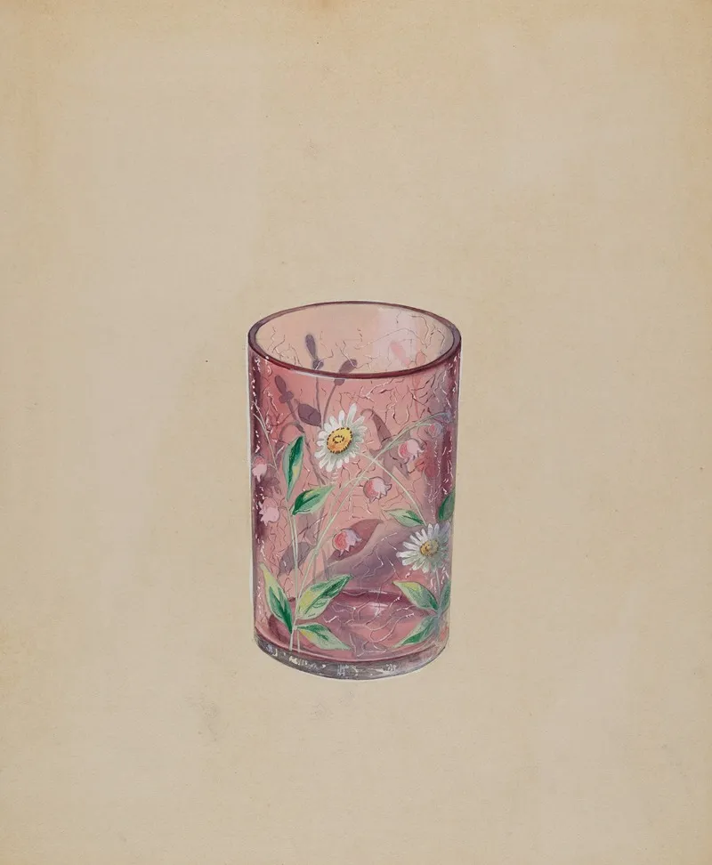 Water Glass 3 by Ralph Atkinson - Canvas Print